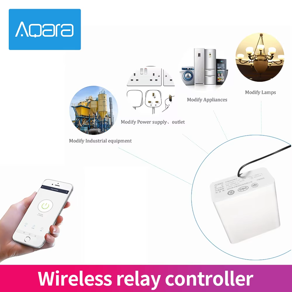 Smart Home Xiaomi 2 - Orijinal Aqara çift yönlü kontrol modülü