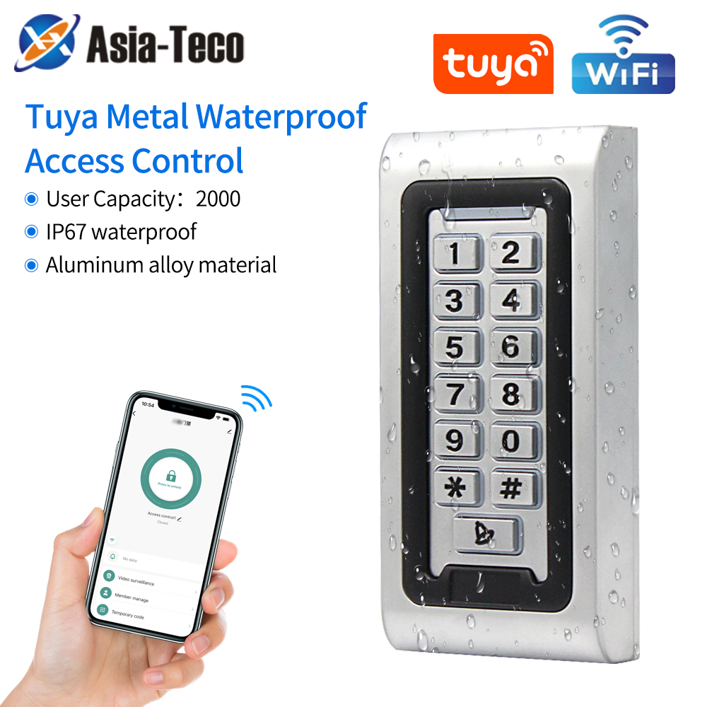 Smart Home Keyboard - Açık IP68 Metal erişim kontrolü tuş