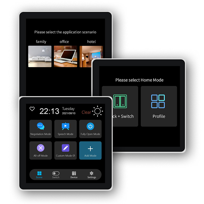 Smart Home Zigbee - FUERS 4 Inç Dokunmatik Ekran Çok
