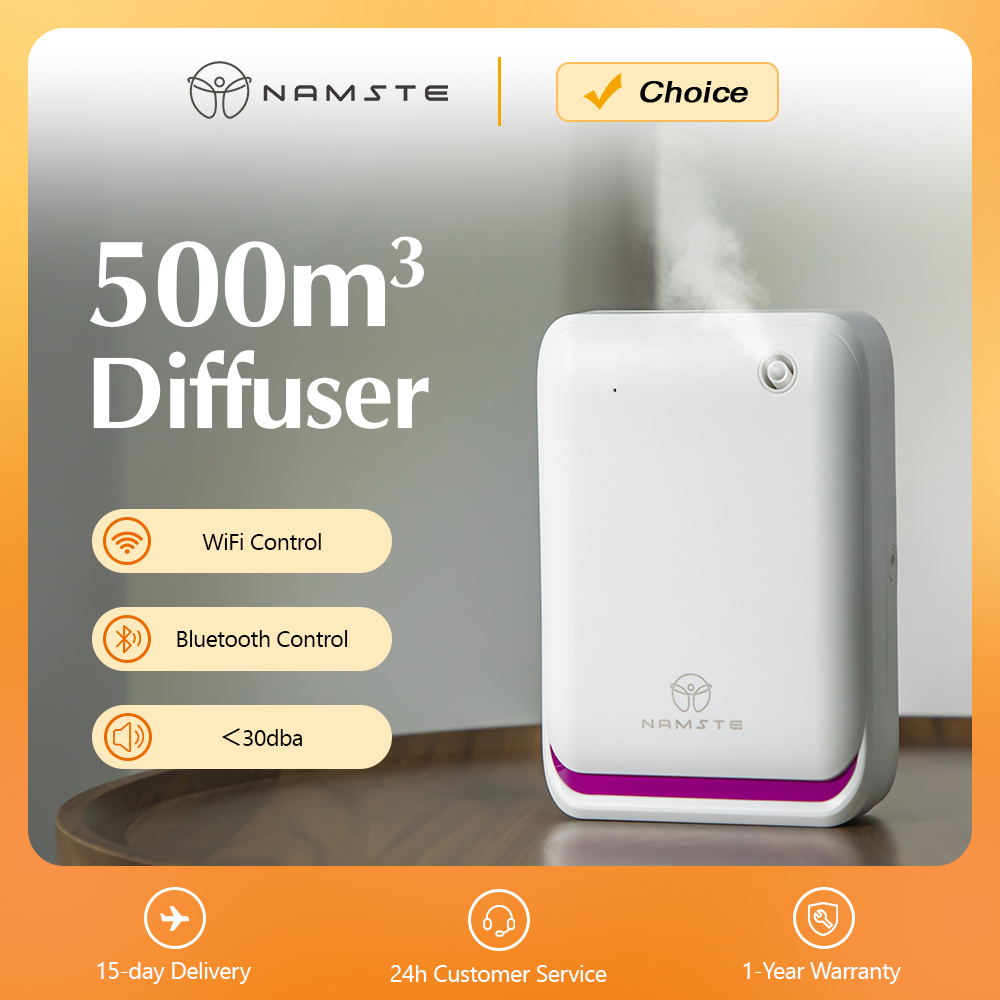 Smart Home Fragrance Diffuser - NAMASTE 500m³ Büyük Oda Aromaterapi Makinesi