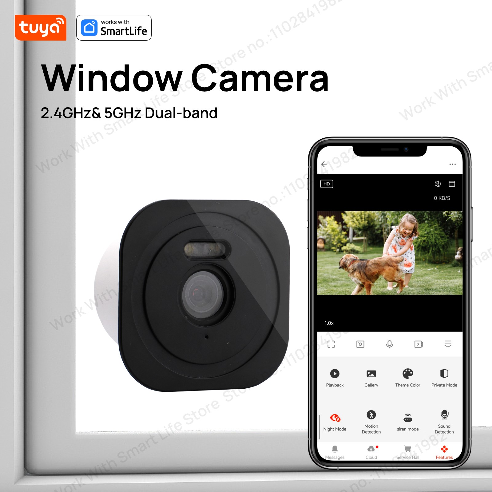 3MP 2K Tuya Pencere Kamerası,  - Smart Home Battery Camera Ezviz incelemesi ve fiyatı