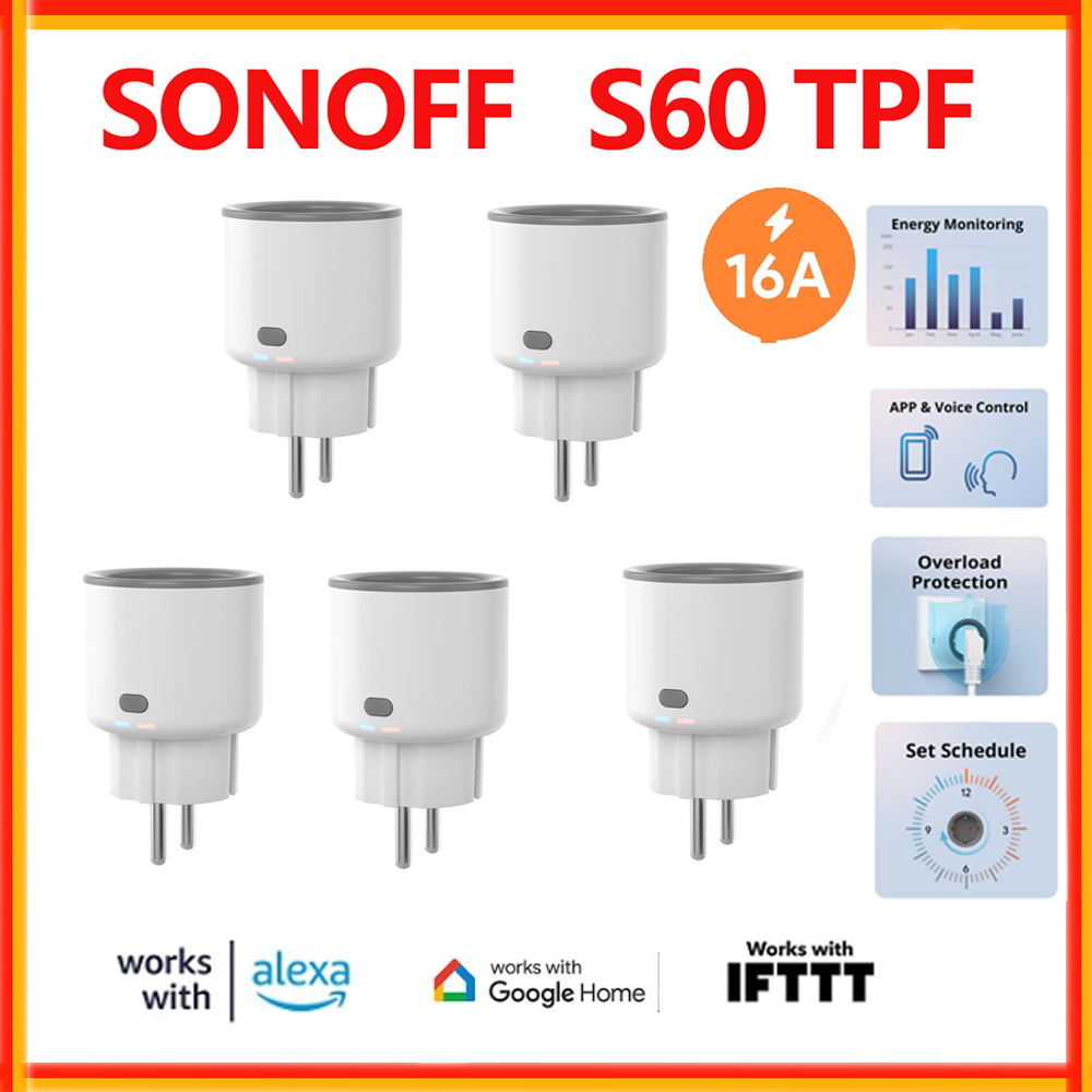 SONOFF S60 TPF Wifi Akıllı Pri - Smart Home Energy App incelemesi ve fiyatı