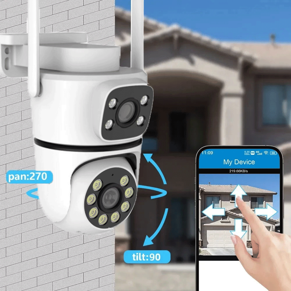 10MP Tuya 5G Wifi PTZ Kamera 4 - Smart Home Battery Camera Ezviz incelemesi ve fiyatı
