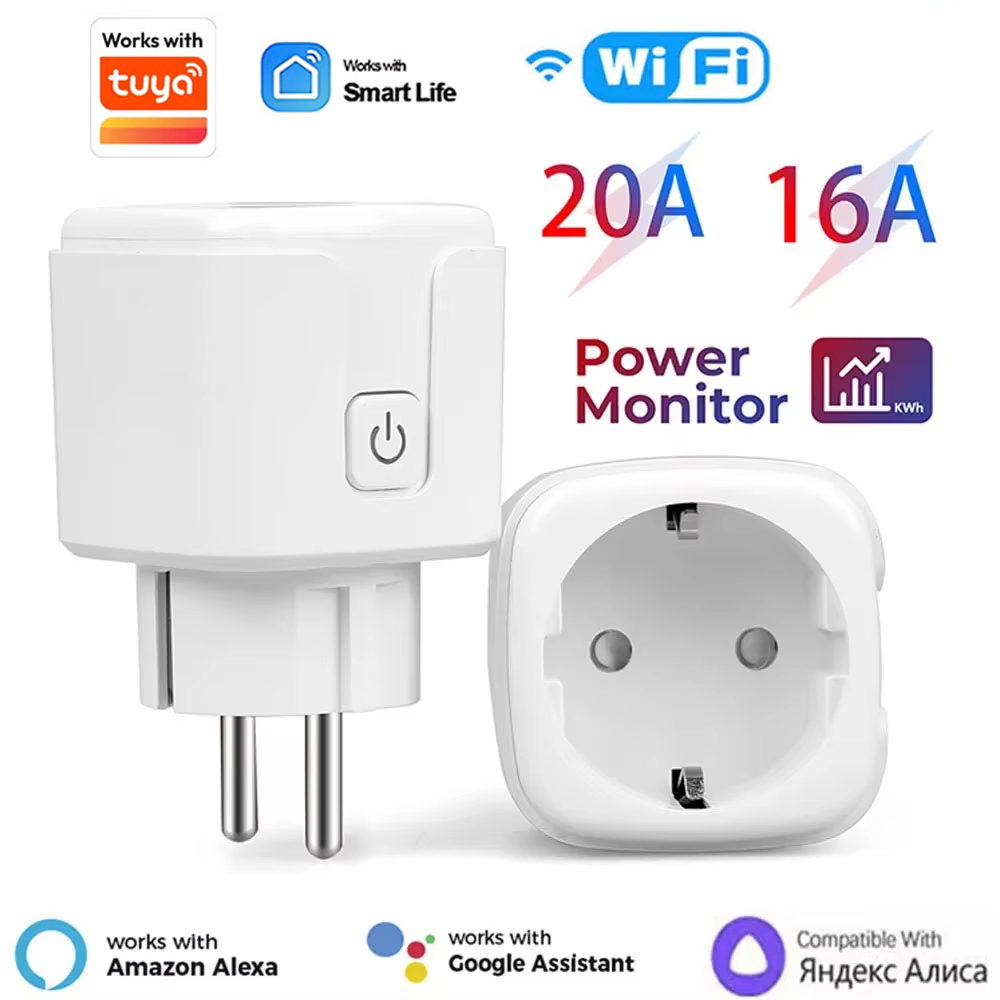 20A EU Akıllı Priz Wifi Soket  - Smart Home Energy App incelemesi ve fiyatı