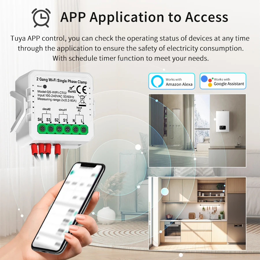 Tuya Akıllı Enerji Ölçer WiFi  - Smart Home Energy App incelemesi ve fiyatı