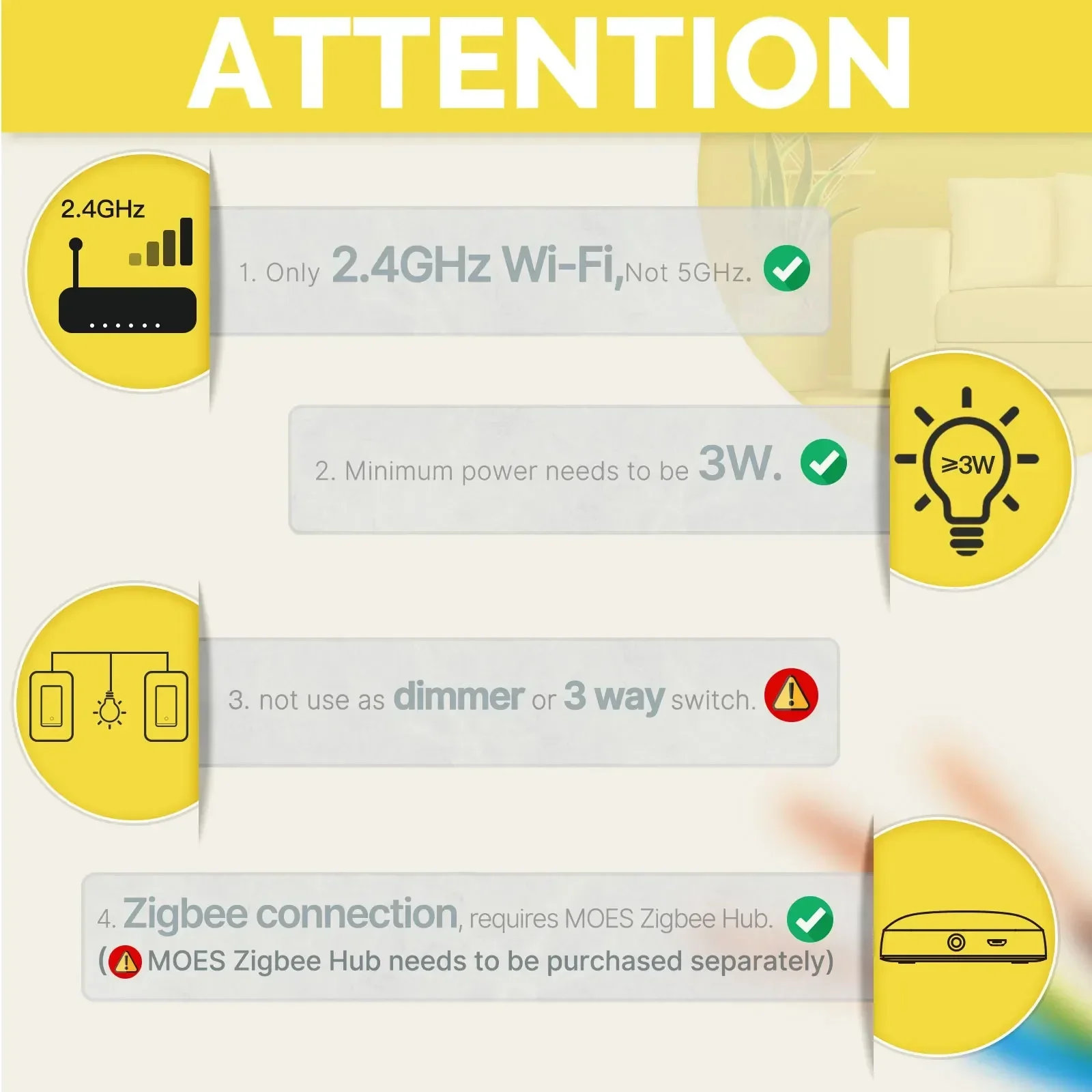 MOES Tuya ZigBee ABD Akıllı Iş - Smart Home Zigbee incelemesi ve fiyatı