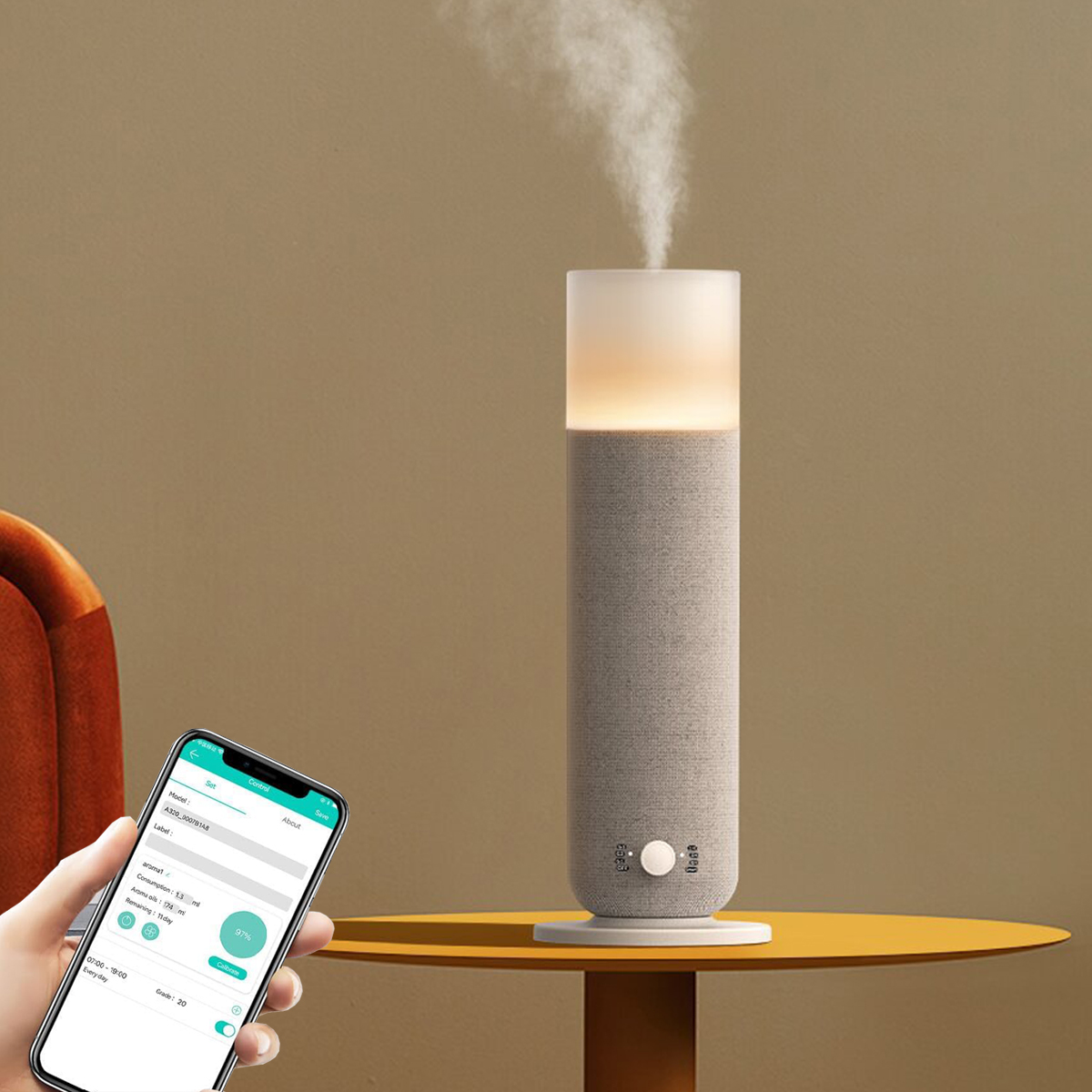 Oda Kokusu Difüzörü 165m³'e Ka - Smart Home Fragrance Diffuser incelemesi ve fiyatı