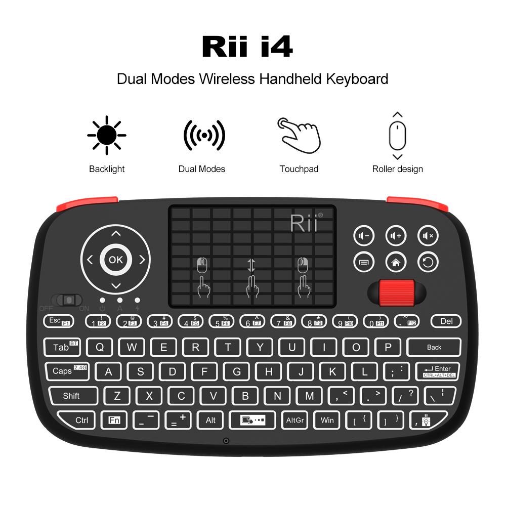 Rii I4 Mini BT Kablosuz Klavye - Smart Home Keyboard incelemesi ve fiyatı